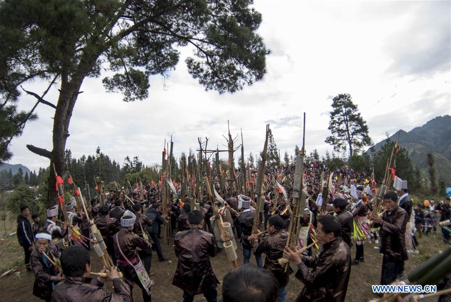 #CHINA-GUIZHOU-CONGJIANG-LUSHENG-FESTIVAL (CN)