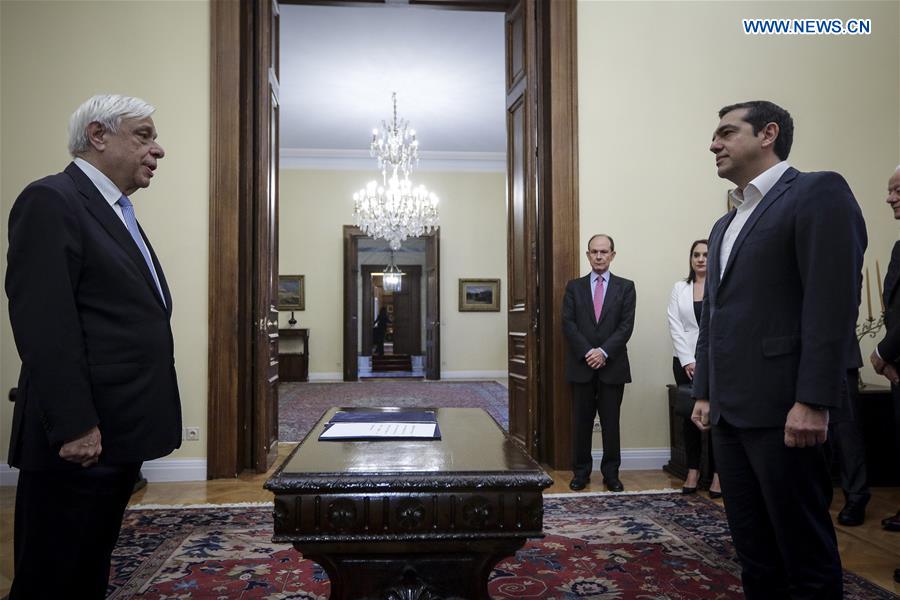 GREECE-ATHENS-PM-ALEXIS TSIPRAS-FOREIGN MINISTER-SWEARING IN