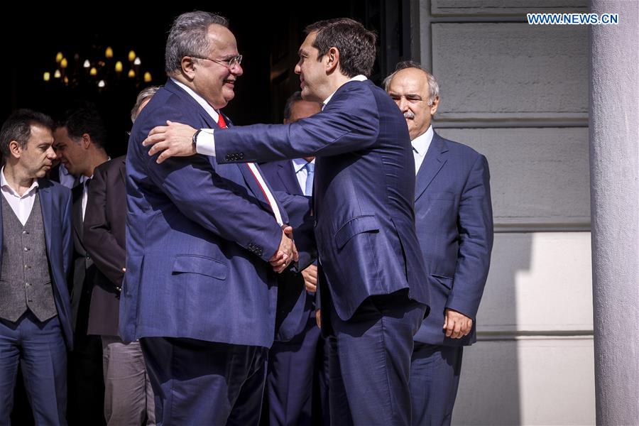 GREECE-ATHENS-PM-ALEXIS TSIPRAS-FOREIGN MINISTER-SWEARING IN &nbsp;