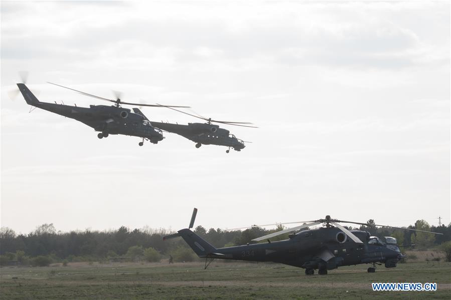 HUNGARY-HAJMASKER-HELICOPTER TRAINING