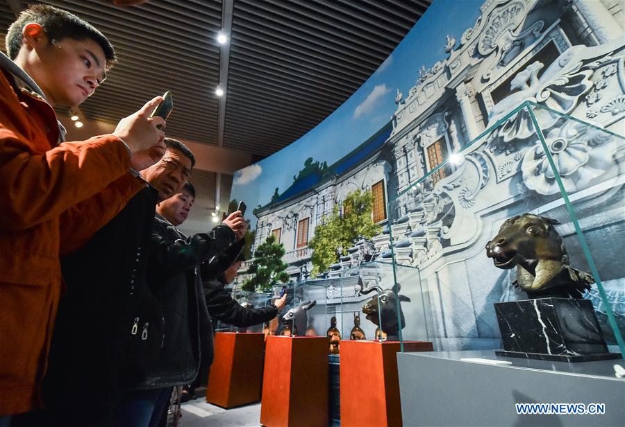 CHINA-BEIJING-REPATRIATED SCULPTURES (CN)