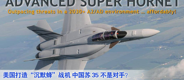 美國打造&ldquo;沉默蜂&rdquo;戰機 中國蘇35不是對手？
