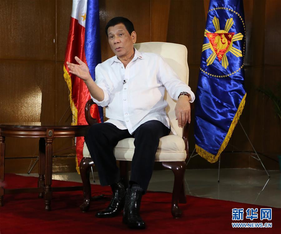 （國際&middot;圖文互動）習近平主席到訪將把菲中關系提升到全新高度&mdash;&mdash;訪菲律賓總統杜特爾特