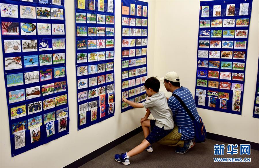 (國際)(1)中日青少年手寫手繪明信片展在東京開展